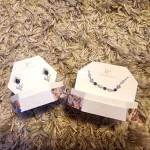Earrings and necklace set